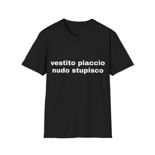 Maglietta vestito piaccio nudo stupisco